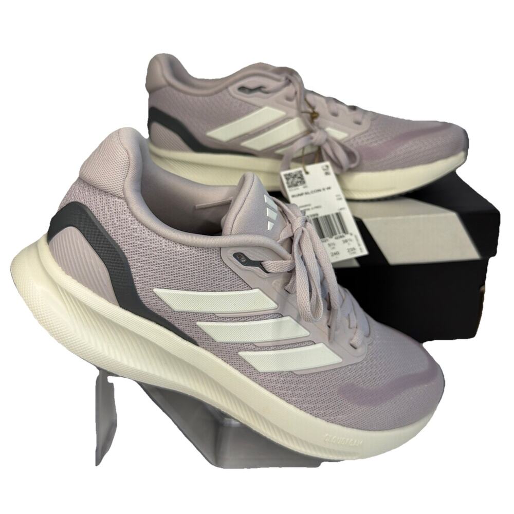Adidas JQ9399 Women's size 7 RunFalcon 5 W Running Shoes Iced Purple New wi Box